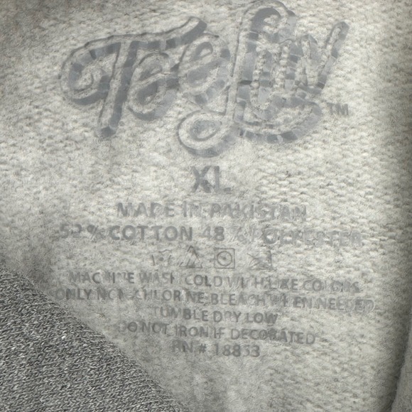 University of Houston Cougars UH Logo Pullover Hoodie Men's XL Gray - Picture 4 of 4